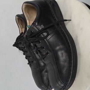 Finn Comfort Black Leather Oxfords Size 8w